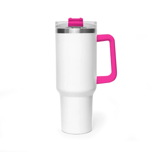 Praying Inspirational Cowboy Thermal Tumbler Stainless Steel Coffee Mug 40oz - 40oz / Rose Red - Mug