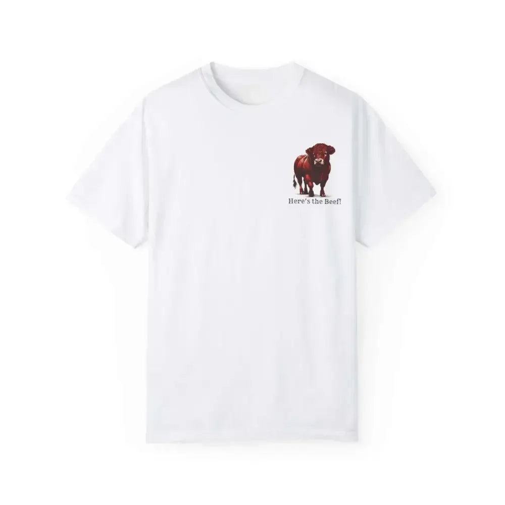 Red Angus Bull Beef T-Shirt for Ranchers, Western Apparel for Men - The Best New Thing