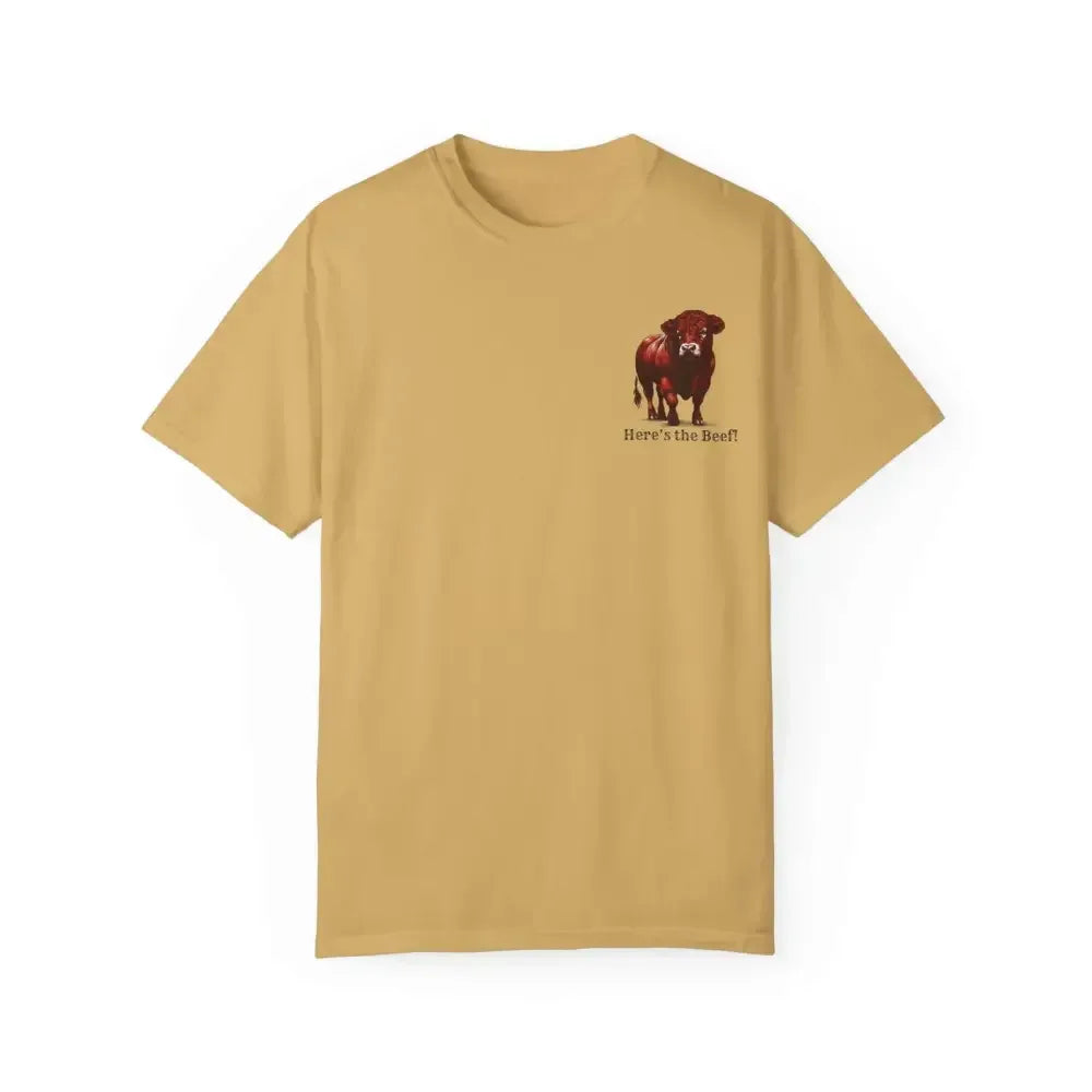 Red Angus Bull Beef T-Shirt for Ranchers, Western Apparel for Men - The Best New Thing