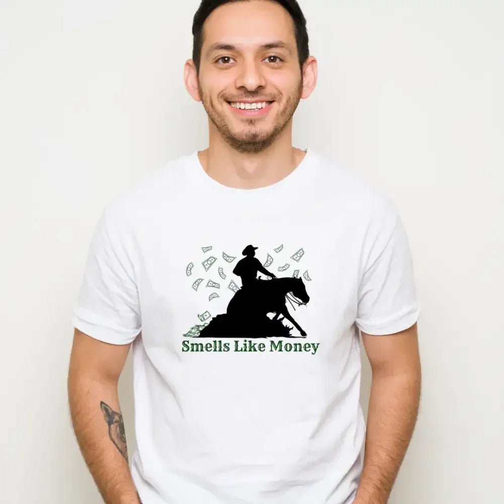 Reining Horse T-Shirt, Western Horse Apparel, Horse Trainer Tee - The Best New Thing