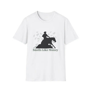Reining Horse Competition T-Shirt Western Horse Apparel Horse Trainer Tee - L / White - T-Shirt