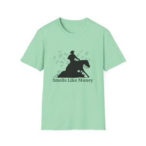 Reining Horse Competition T-Shirt Western Horse Apparel Horse Trainer Tee - S / Mint Green - T-Shirt