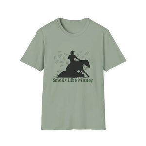 Reining Horse Competition T-Shirt Western Horse Apparel Horse Trainer Tee - S / Sage - T-Shirt