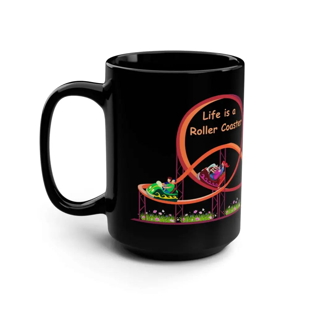 Roller Coaster Mug Coffee Cup for Amusement Park Lovers - 15oz - Mug