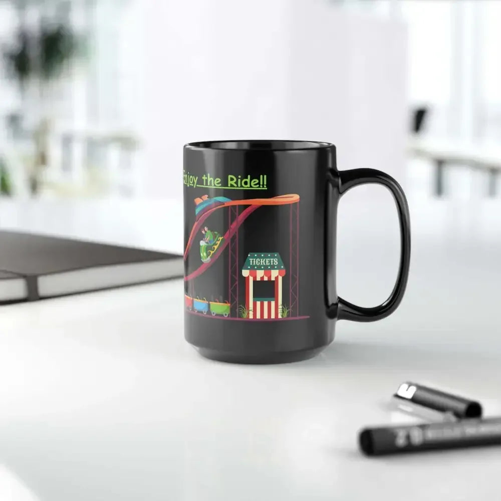 Roller Coaster Mug, Coffee Cup for Amusement Park Lovers - The Best New Thing