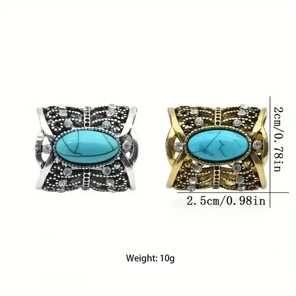 Tie Ring, Rustic Hollowed Scarf Rhinestone Brooch Scarf Ring - The Best New Thing