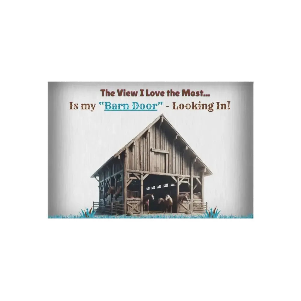 Rustic Outdoor Rug, Gifts for Horse Lovers, Western Rug Gift Ideas - The Best New Thing