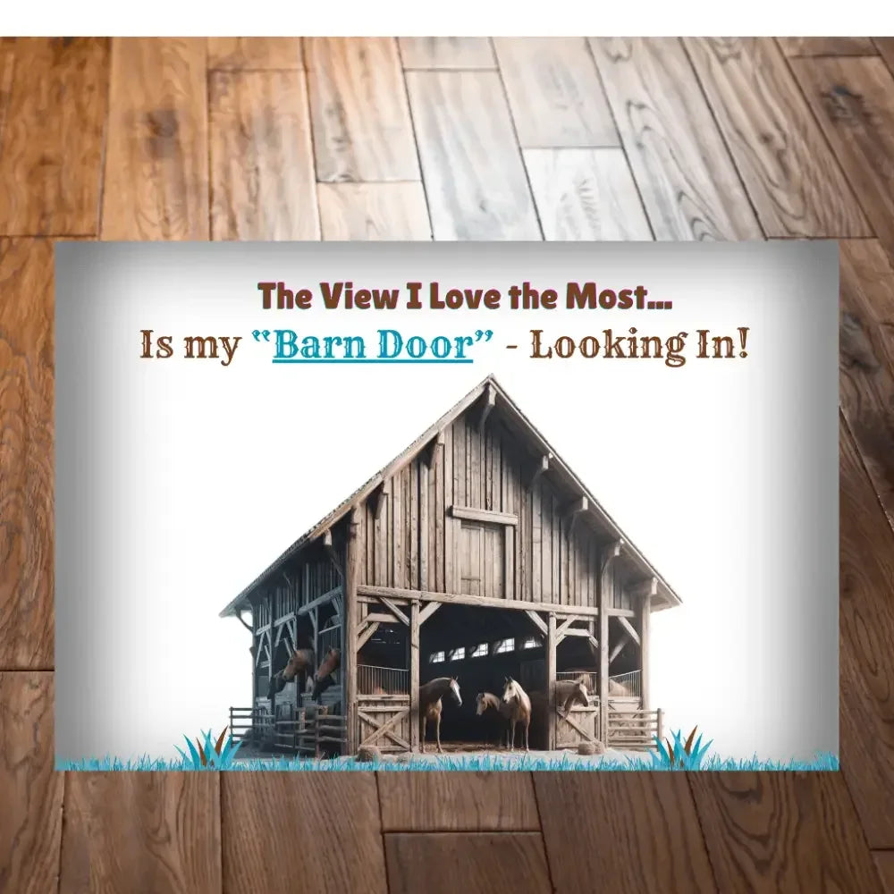 Rustic Outdoor Rug, Gifts for Horse Lovers, Western Rug Gift Ideas - The Best New Thing