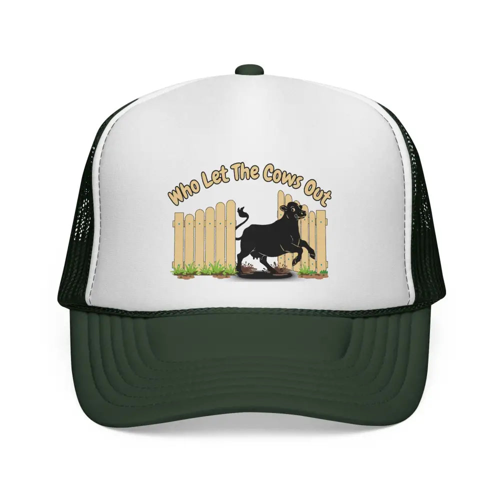 Snapback Trucker Hats for Men Christmas Gifts for Men Humorous Gift Ideas - One size / Dark Green /White/Dark Green