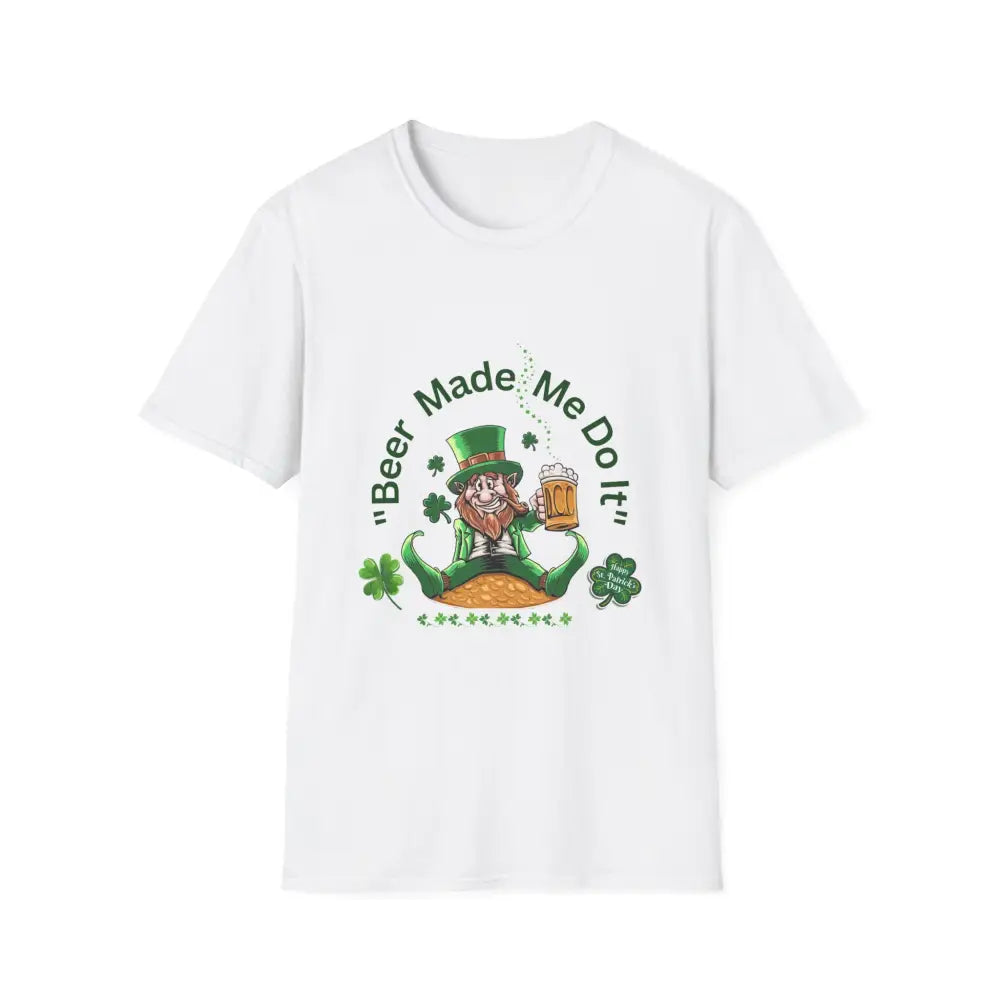 St Patricks Day Unisex T-Shirt Unique Gift for Him Party Shirt - XS / White - T-Shirt