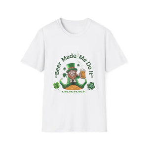 St Patricks Day Unisex T-Shirt Unique Gift for Him Party Shirt - XS / White - T-Shirt