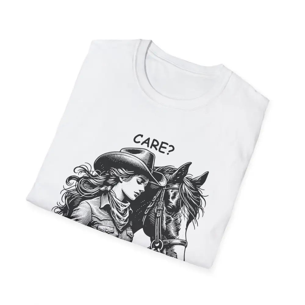 Trending Unique Gifts Horse T-Shirt - Soft Style Shirt Gift for Women Care? Nah I’m Good - T-Shirt