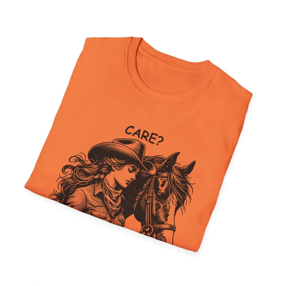Trending Unique Gifts Horse T-Shirt - Soft Style Shirt Gift for Women Care? Nah I’m Good - T-Shirt
