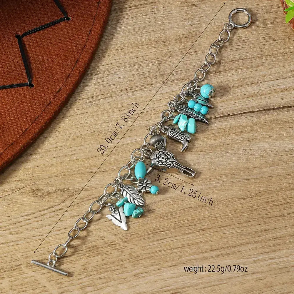 Western Fashion Country Charm Bangle Bracelets Country Style Jewelry - Jewelry