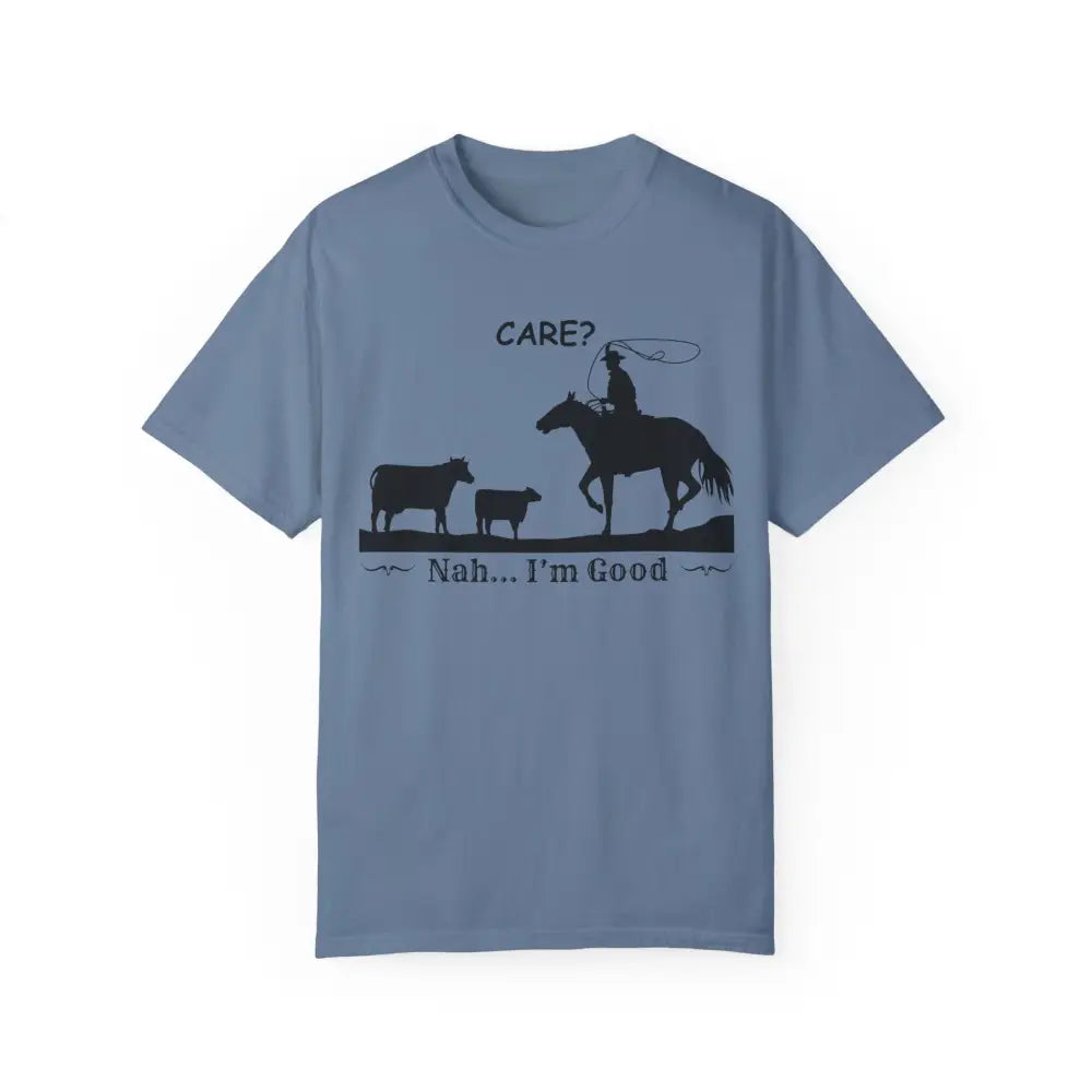 Western Rodeo T-Shirt Western Attire Roping Shirt for Men - Blue Jean / S - T-Shirt
