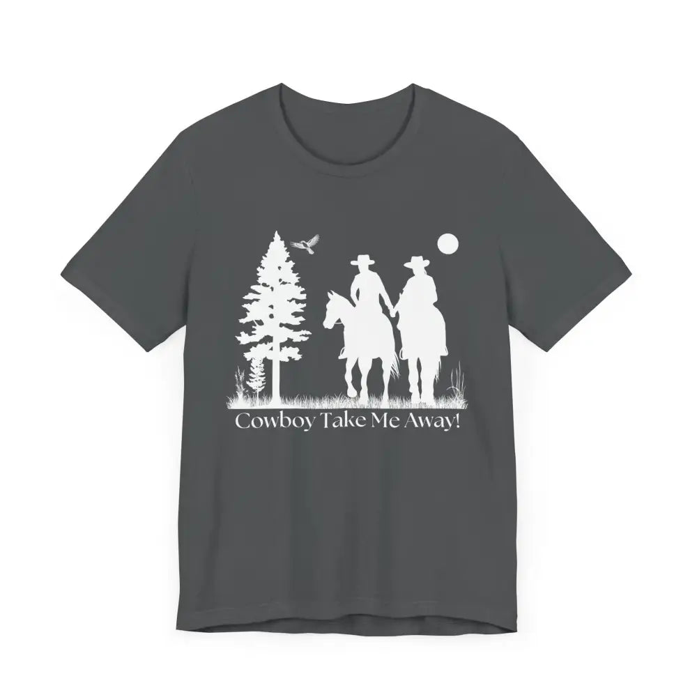 Western T-Shirt Couples Tee Country Style Women Short Sleeve Shirt Horse Lover Shirt - T-Shirt