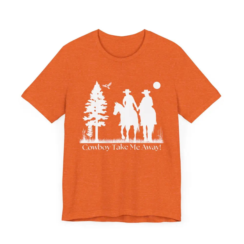 Western T-Shirt Couples Tee Country Style Women Short Sleeve Shirt Horse Lover Shirt - T-Shirt