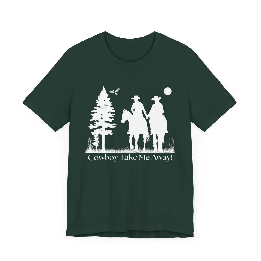 Western T-Shirt Couples Tee Country Style Women Short Sleeve Shirt Horse Lover Shirt - T-Shirt