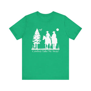 Western T-Shirt Couples Tee Country Style Women Short Sleeve Shirt Horse Lover Shirt - Heather Kelly / XS - T-Shirt