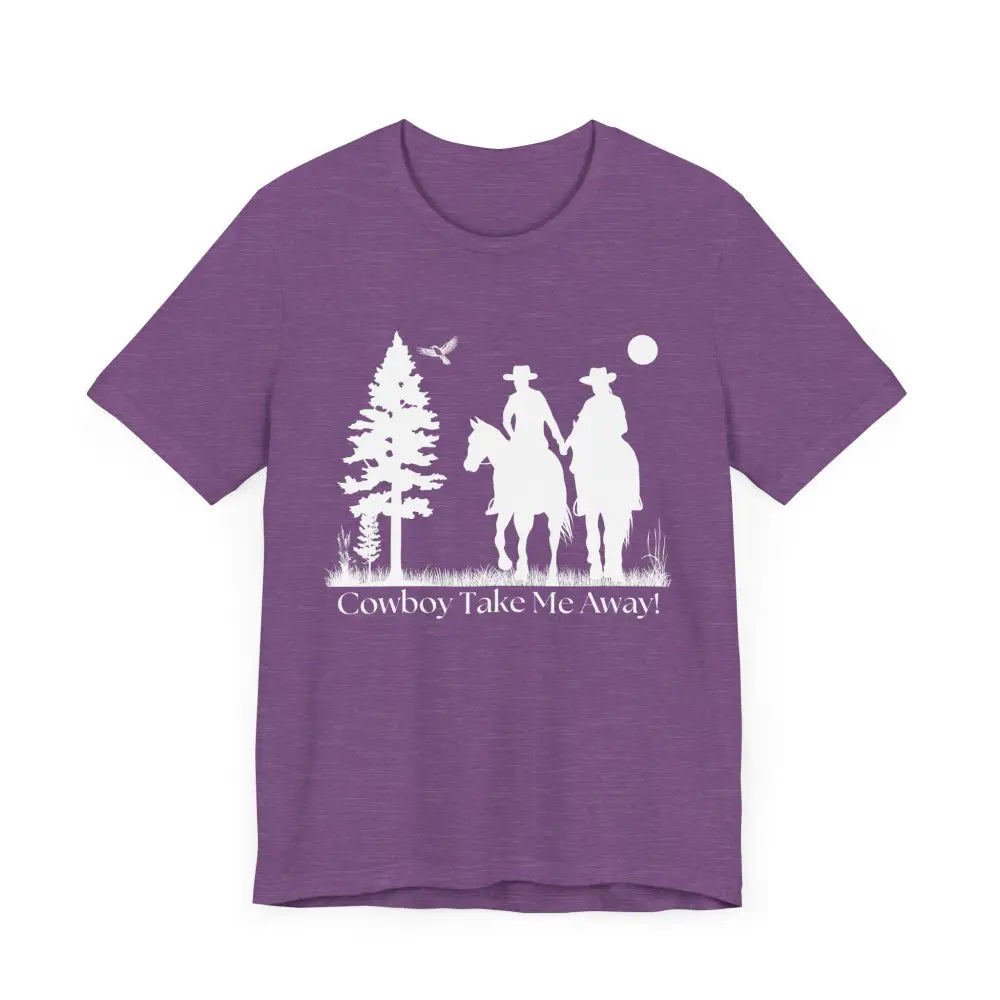 Western T-Shirt Couples Tee Country Style Women Short Sleeve Shirt Horse Lover Shirt - T-Shirt