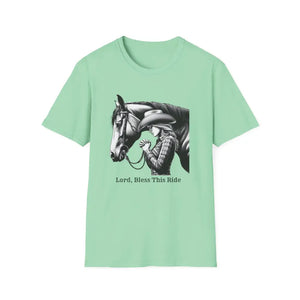 Western Women’s Prayer T-Shirt Equestrian Cowgirl Fashion Gift Country Girl Apparel - S / Mint Green - T-Shirt
