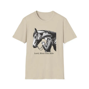 Western Women’s Prayer T-Shirt Equestrian Cowgirl Fashion Gift Country Girl Apparel - S / Sand - T-Shirt