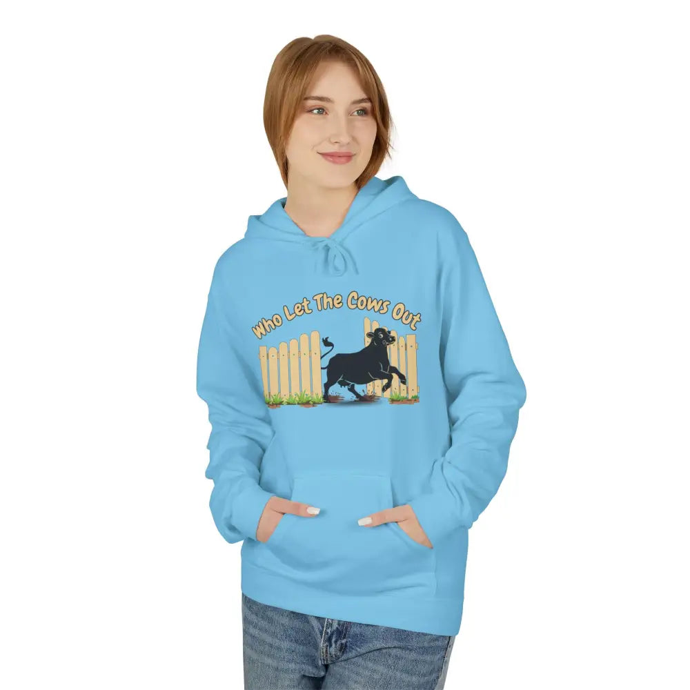 Who Let the Cows Out Farm Hoodie Rancher Apparel Family Gift Ideas - Hoodie