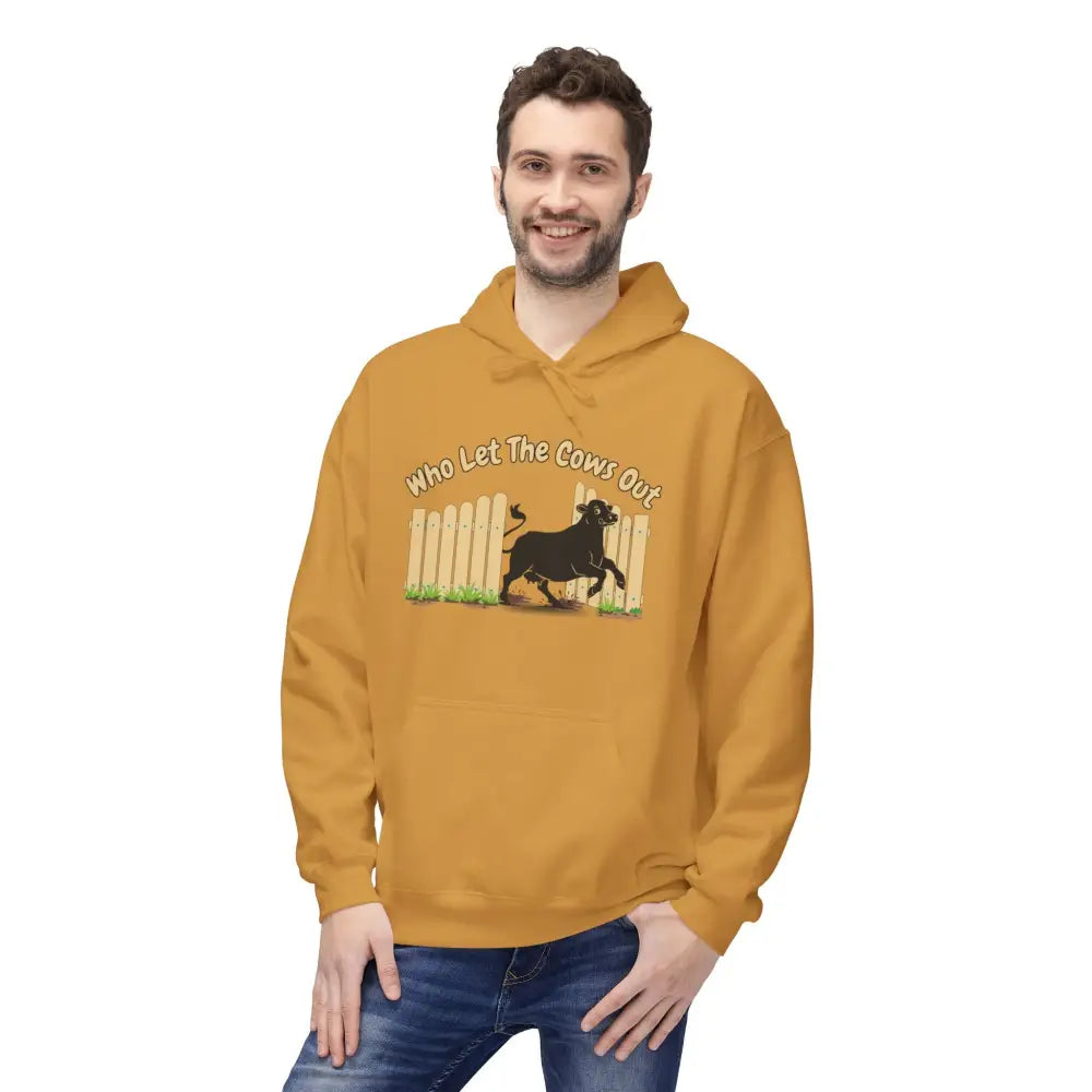 Who Let the Cows Out Farm Hoodie Rancher Apparel Family Gift Ideas - Hoodie