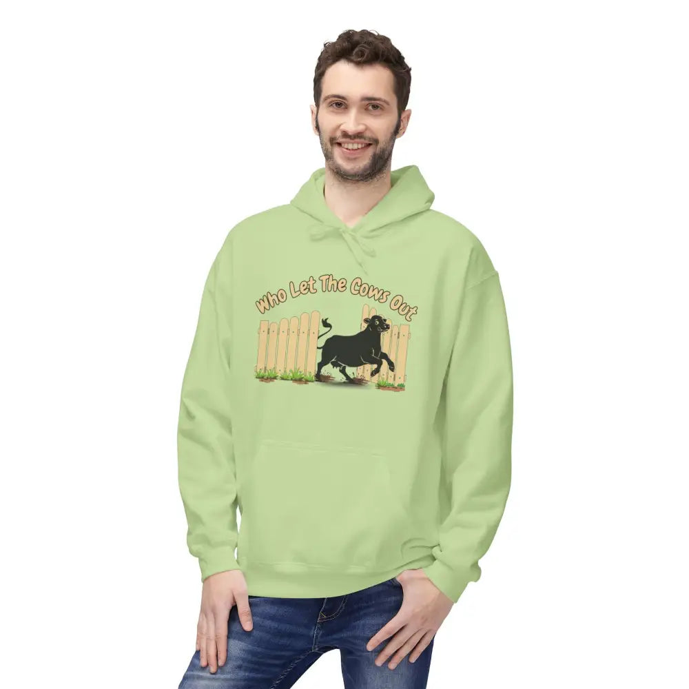 Who Let the Cows Out Farm Hoodie Rancher Apparel Family Gift Ideas - Hoodie