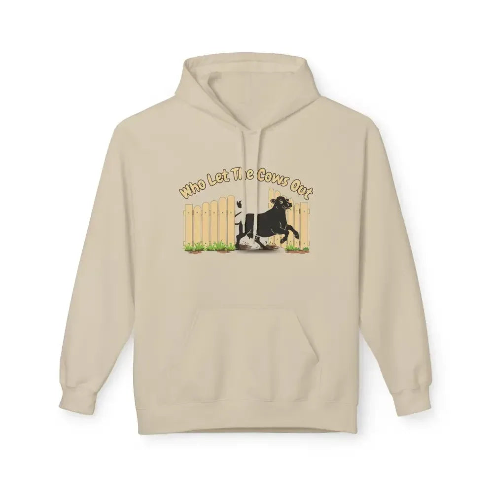 Farm Hoodie, Who Let the Cows Out, Rancher Apparel, Family Gift Ideas - The Best New Thing