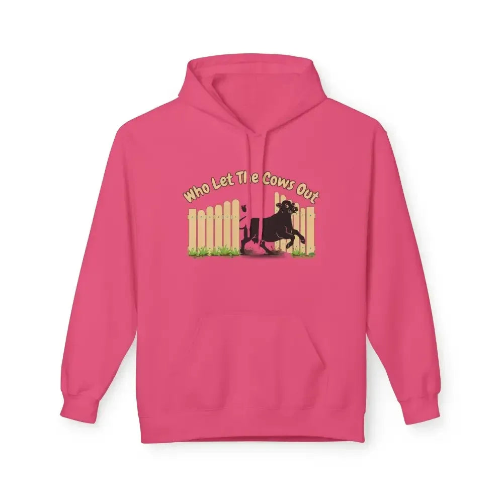 Farm Hoodie, Who Let the Cows Out, Rancher Apparel, Family Gift Ideas - The Best New Thing