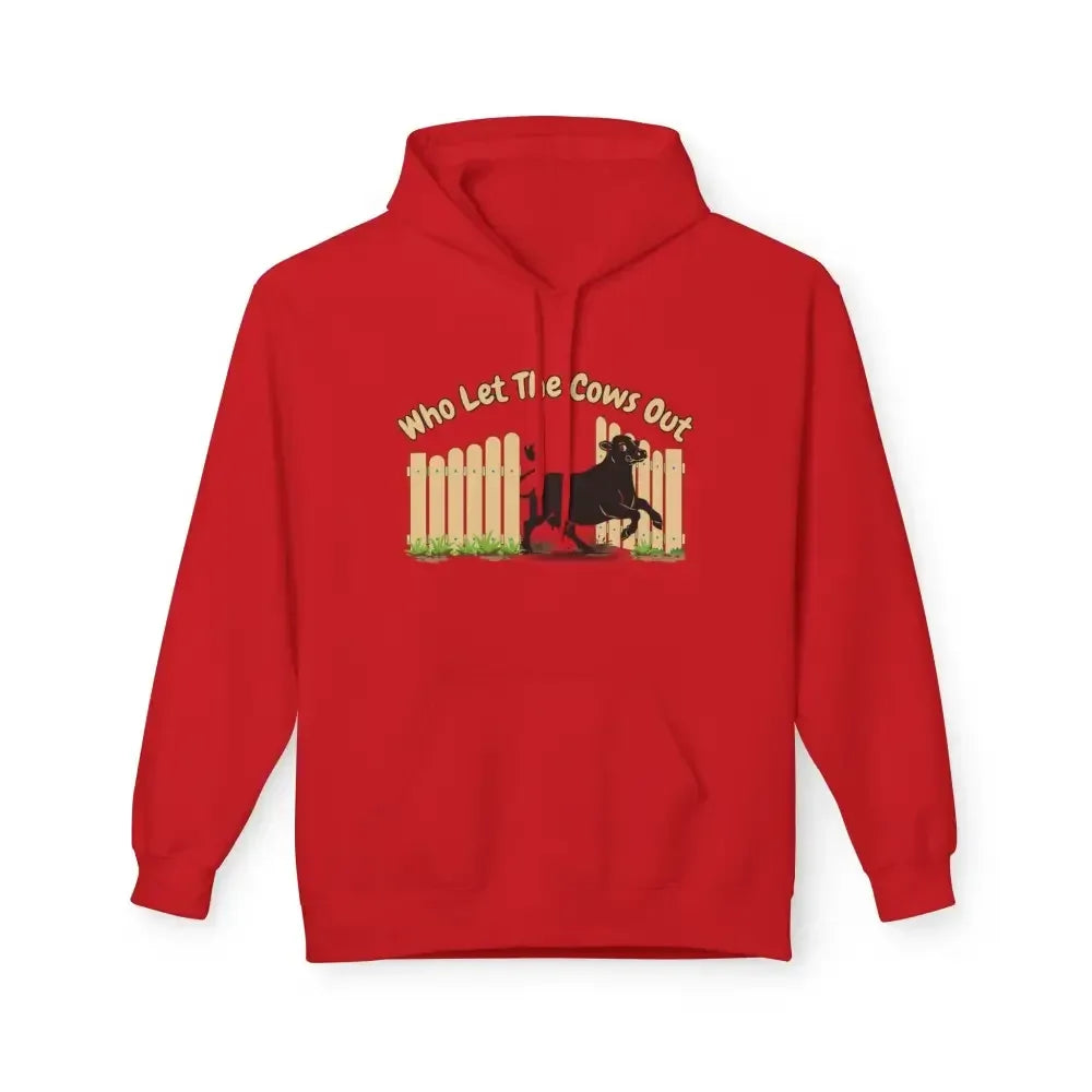 Farm Hoodie, Who Let the Cows Out, Rancher Apparel, Family Gift Ideas - The Best New Thing
