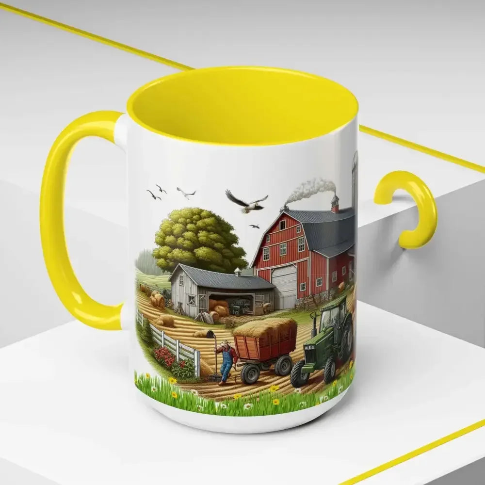 Working Farmer Coffee Mug, Here's My Vacation - The Best New Thing
