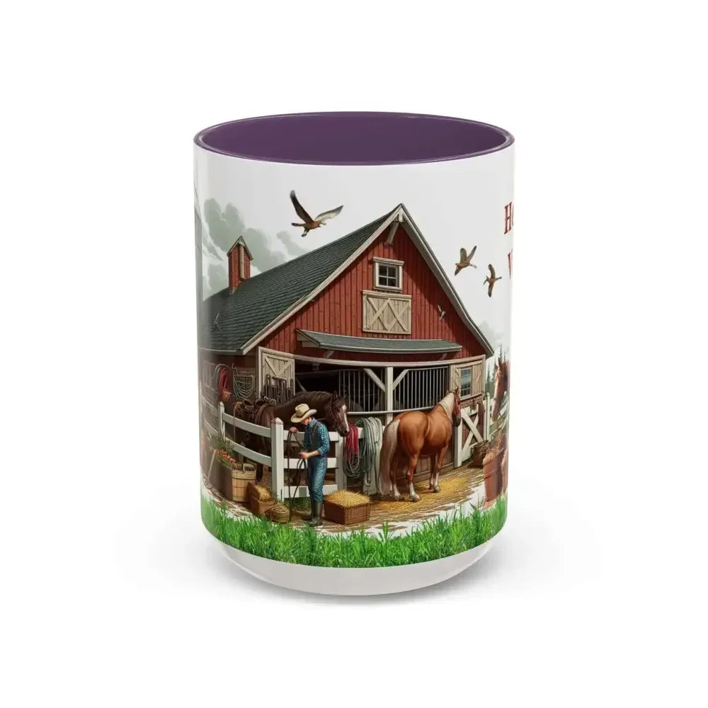 Working Rancher Coffee Mug, Cowgirl No Vacation Coffee Mug - The Best New Thing