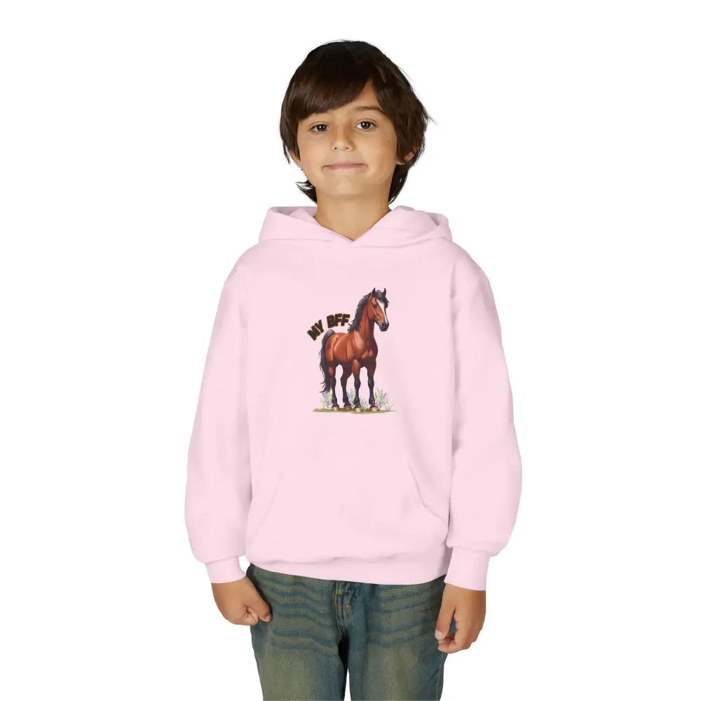 Youth Horse Lover Hoodie Cozy Sweatshirt for Kids Perfect Gift for Animal Lover Apparel - Kids clothes
