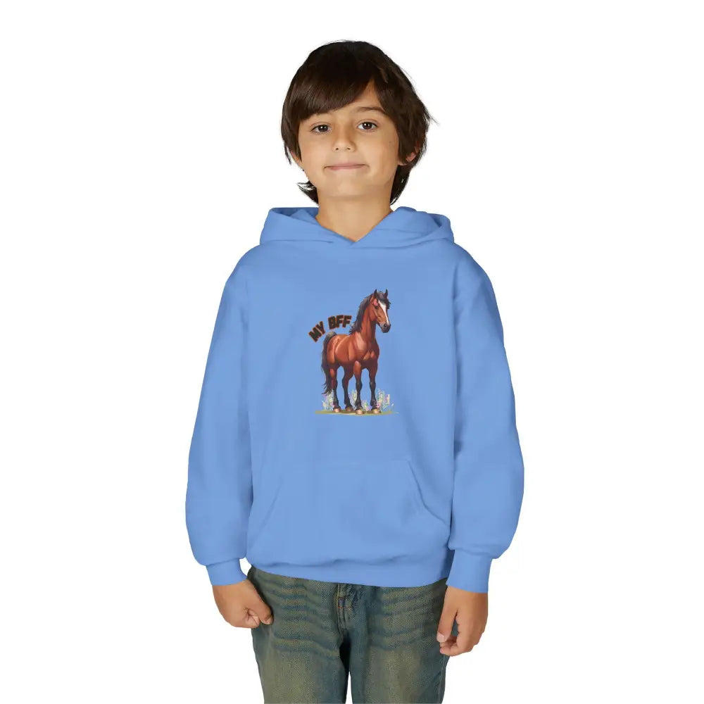 Youth Horse Lover Hoodie Cozy Sweatshirt for Kids Perfect Gift for Animal Lover Apparel - Kids clothes