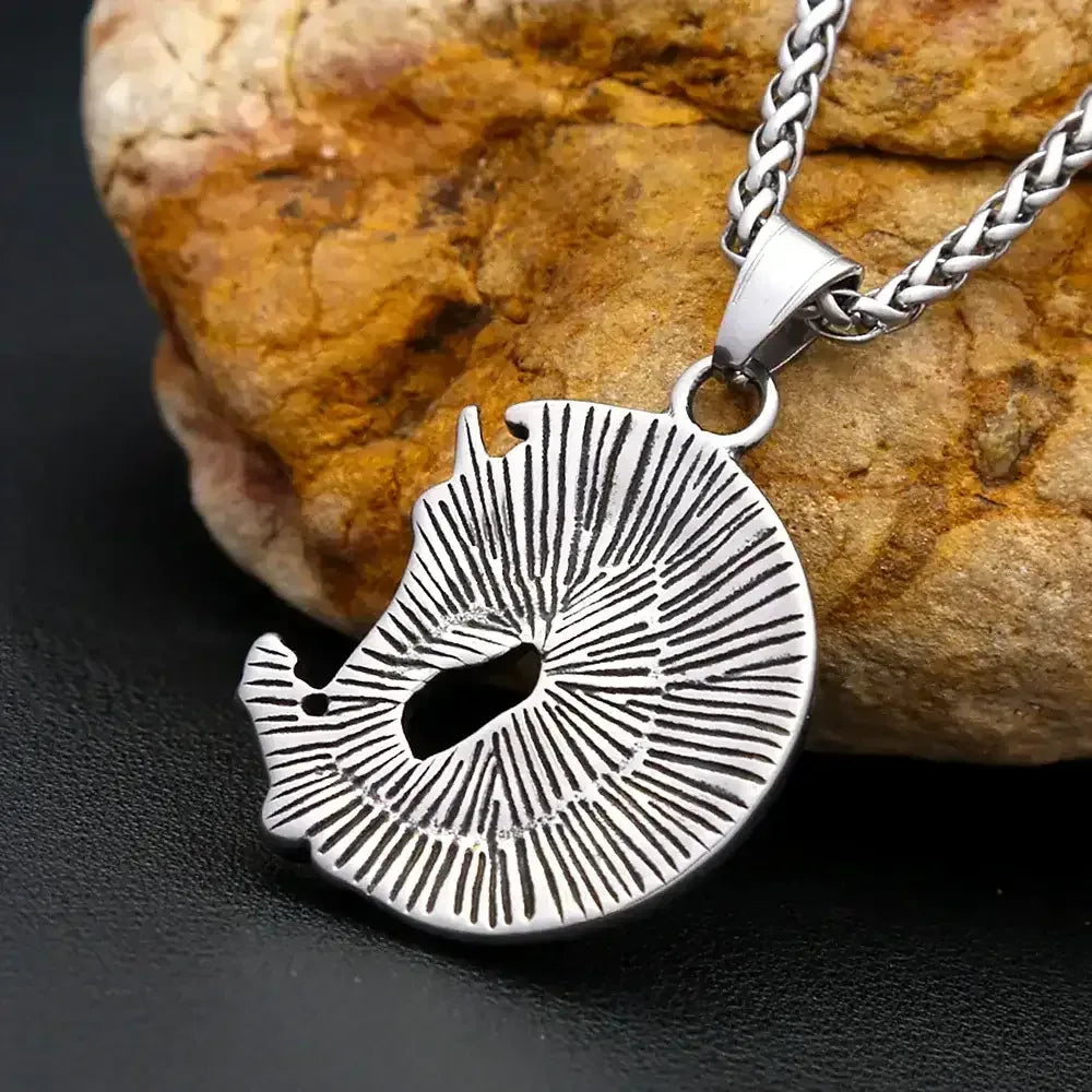 Youth Unicorn Necklace, Stainless Steel Moon Pendant Necklace - The Best New Thing