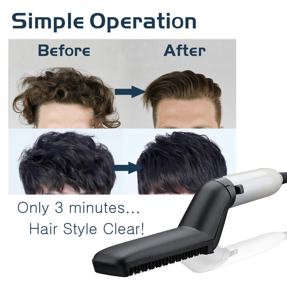 Electric Hair Styler Brush for Men, Beard Straightener - The Best New Thing