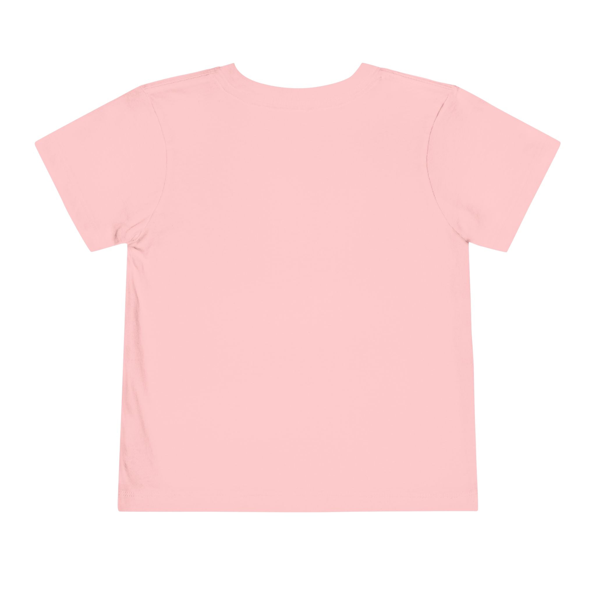 Back view of the Toddler Cowgirl Tee in soft pink, perfect children apparel for adventure and play.
