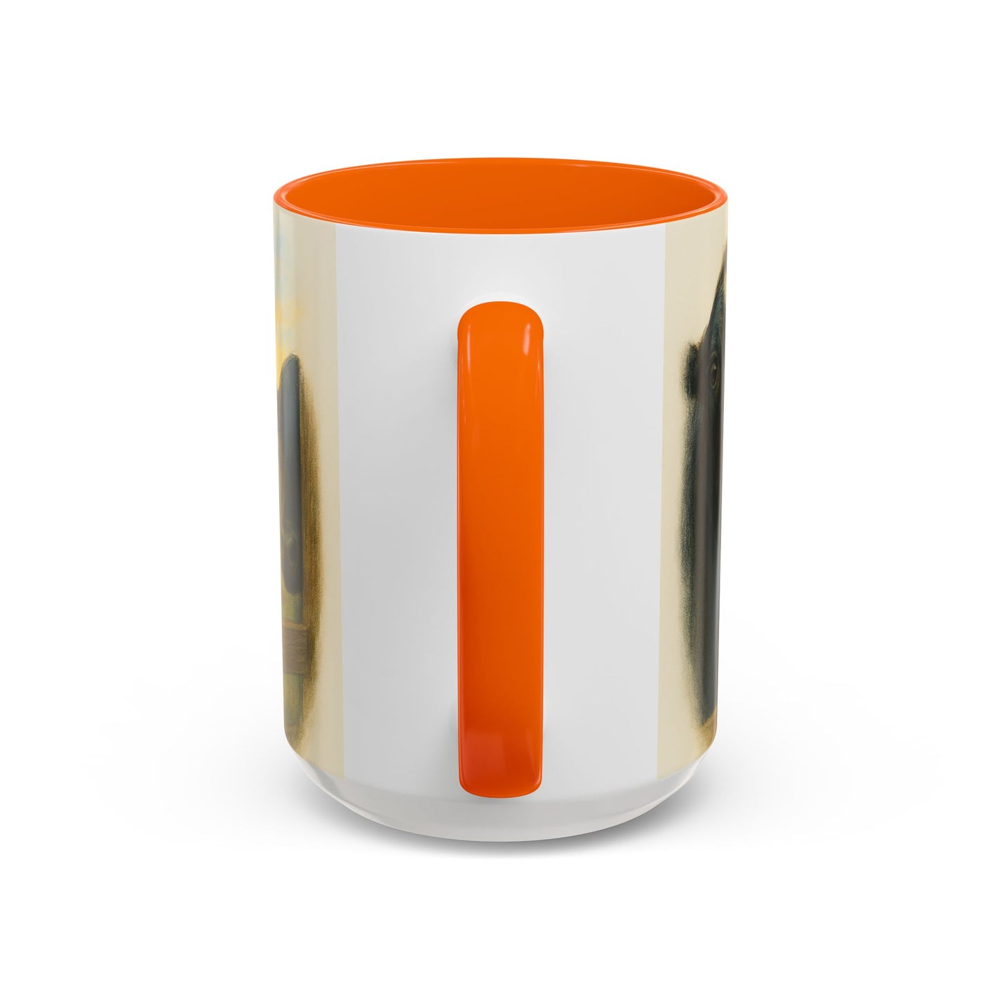 Cow Farm Mug featuring rustic design and orange accent, perfect gift for ranch lovers and dads.
