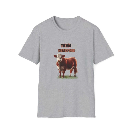 Hereford T-Shirt, Cattle Farmer Tee, Livestock Show Shirt - The Best New Thing