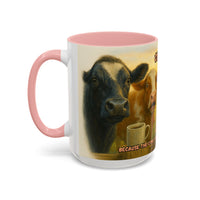 Cow Farm Mug featuring cows and humorous text for cow lovers and ranching gift ideas.