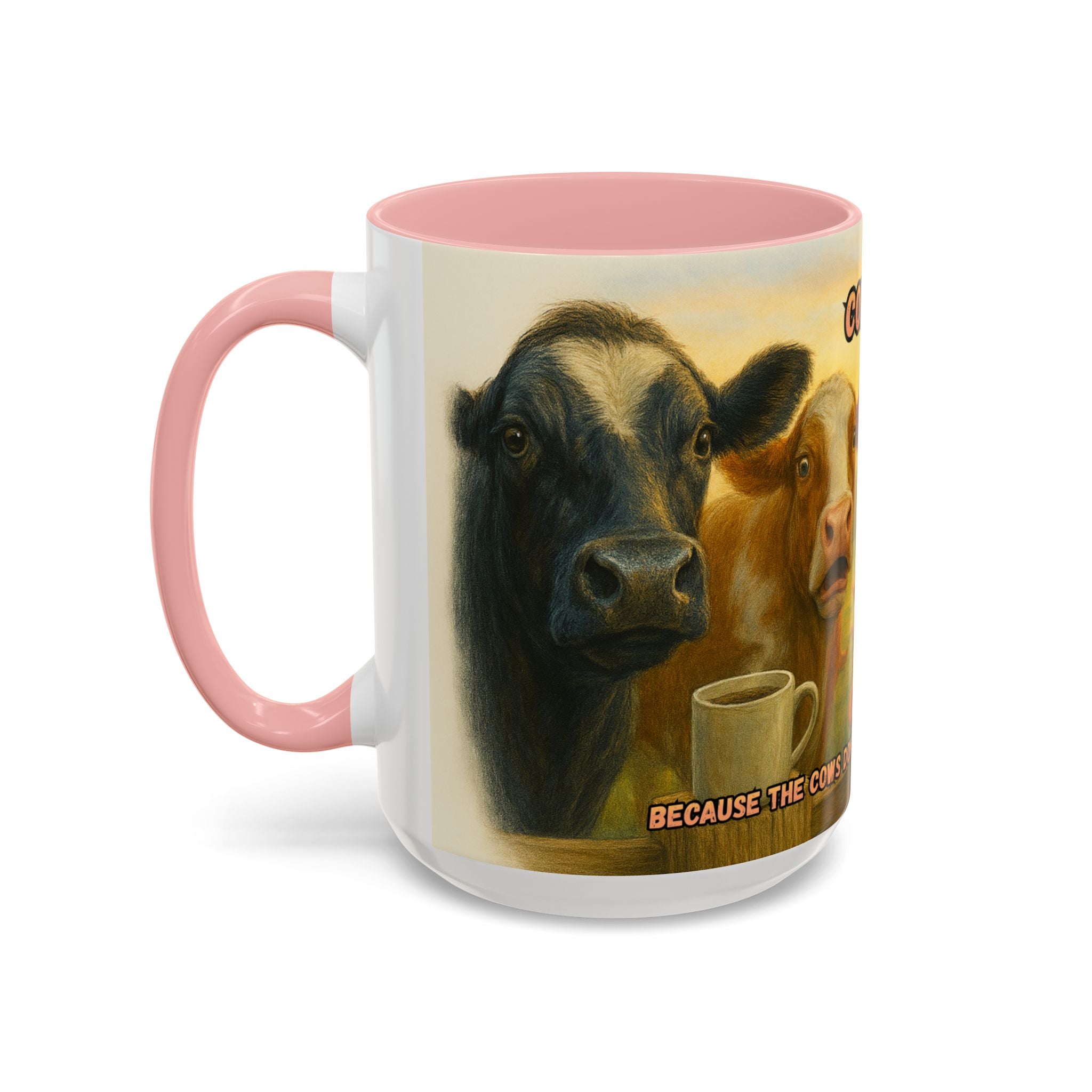 Cow Farm Mug featuring cows and humorous text for cow lovers and ranching gift ideas.