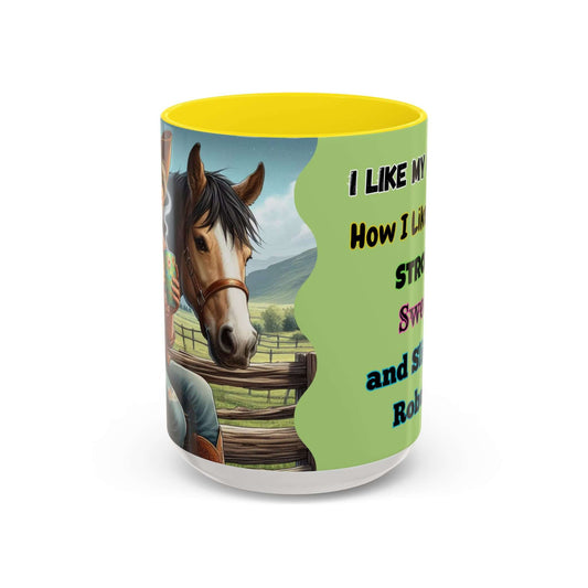 Horse Lover Coffee Mug, Coffee Lover Cup, Cowgirl Gifts