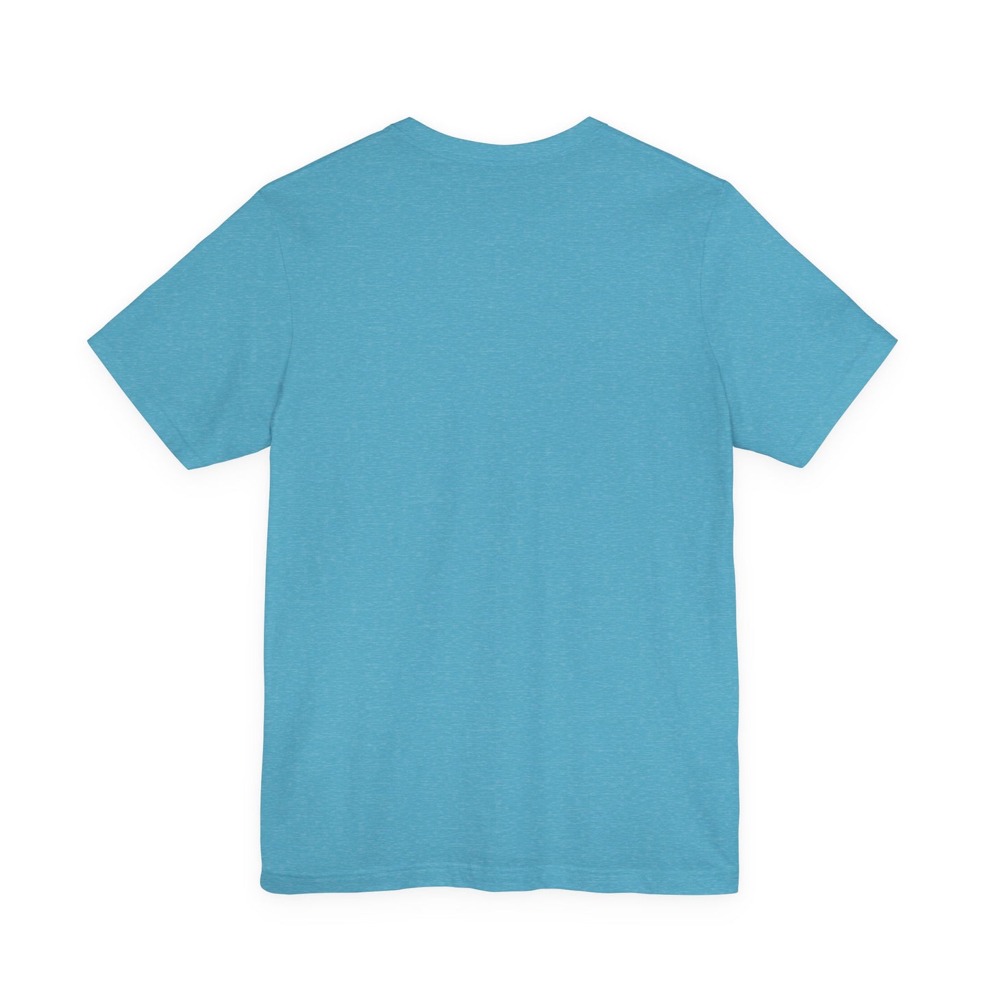 Back view of Life's A Beach Western Tee in light blue color, showcasing relaxed retail fit for cowgirl apparel.