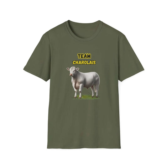 Charolais T-Shirt, Charolais Cattle Farmer Tee, Livestock Apparel - The Best New Thing