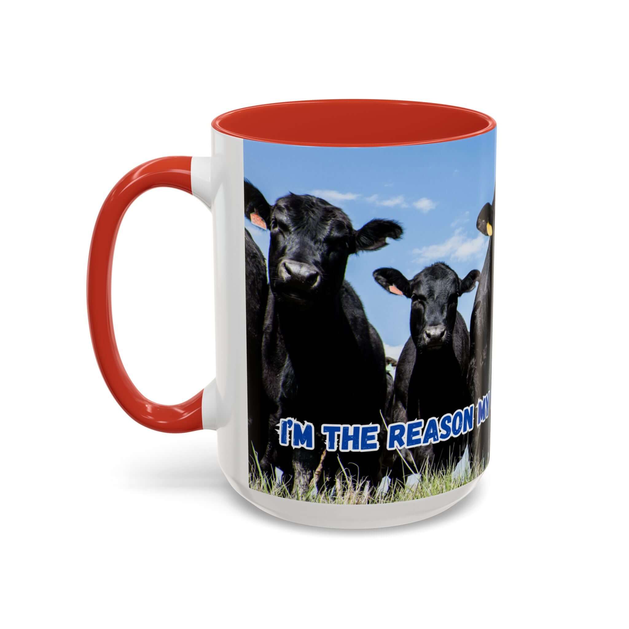 Black Angus Coffee Mug, Rancher Mug, Gifts for Dad
