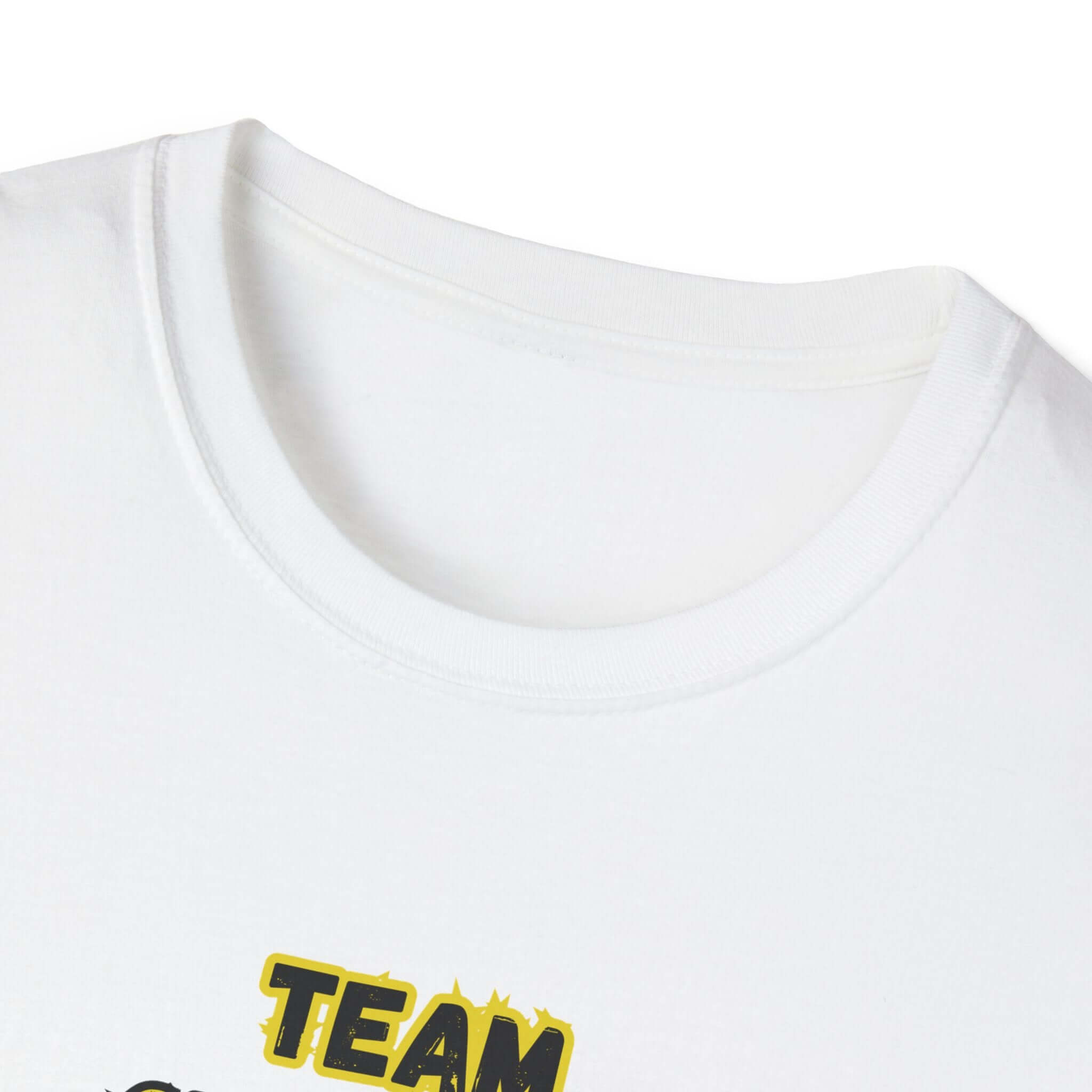 Charolais T-Shirt featuring a round neck design, perfect for Charolais cattle farmers and livestock enthusiasts.