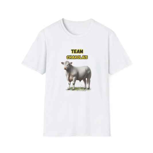 Charolais T-Shirt, Charolais Cattle Farmer Tee, Livestock Apparel - The Best New Thing