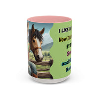 Horse Lover Coffee Mug, Coffee Lover Cup, Cowgirl Gifts